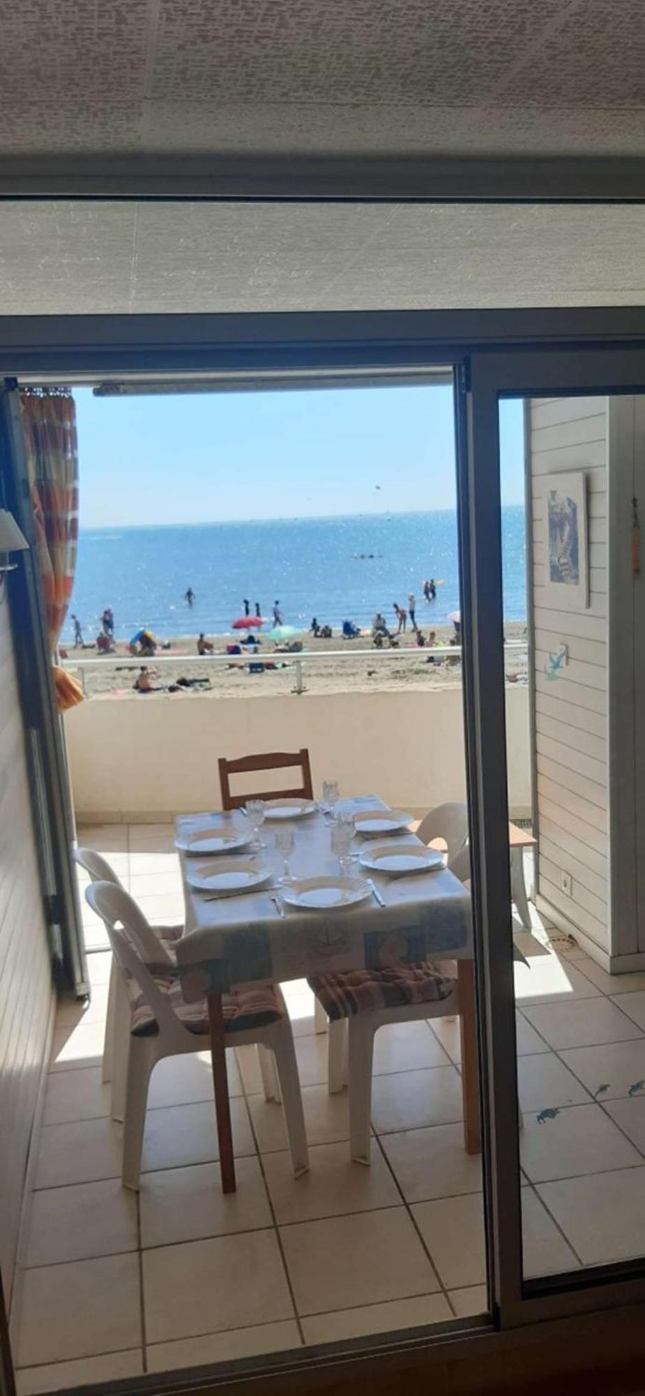 As22244- P4 Vue Mer, Sur La Plage A 2 Pas Du Centre Ville Avec Parking Prive Le Grau-du-Roi Kültér fotó